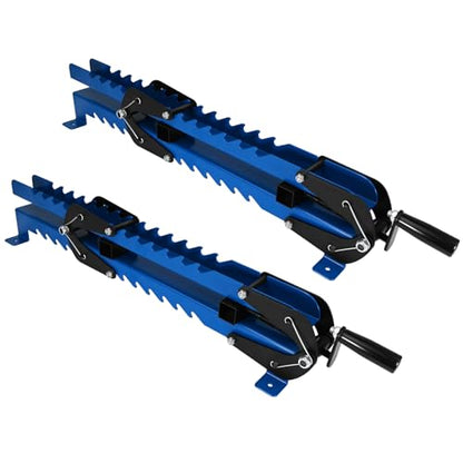 2-Pack 19" Panel Clamps for Woodworking fits 2" to 17" Wide Woodworking | 4-Way Pressure Steel Parallel Clamp For Board Cabinet,Tabletops, Woodwork,with Clamp Rails And Fixable Feet，Keeps Boards Flat