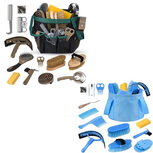 Horse Grooming Kit 13 Piece, Horse Brushes for Grooming Supplies Set
