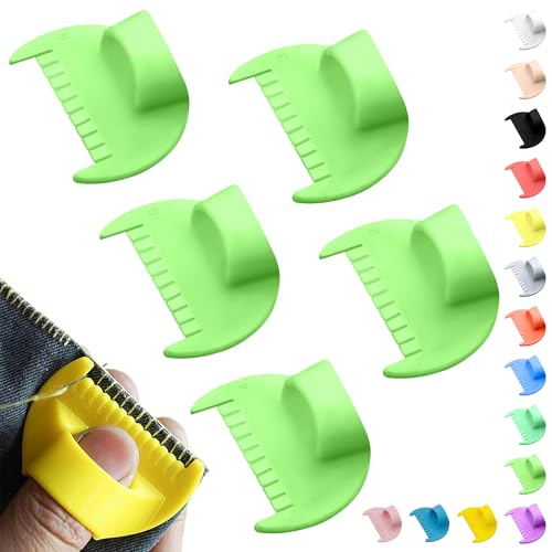 2mm-6mm Seam Guide for Hand Sewing Edge Lockranding Tool 5 PCS Set for Leather/Fabric/Craft Sew, Cyan - color: Cyan 2-6mm 5PCS