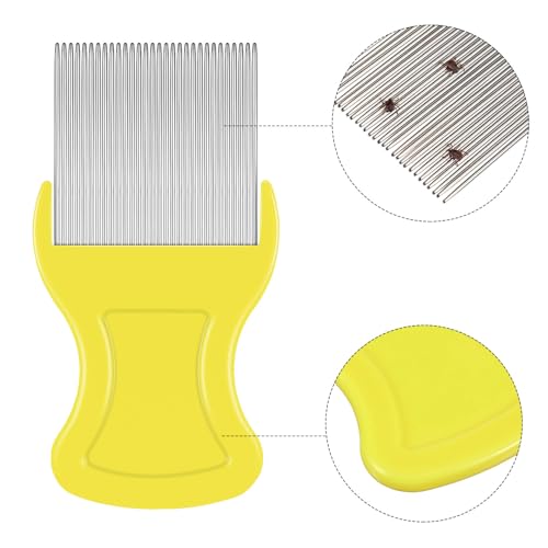 Maitys 8 Pcs Lice Combs Kids Pet, 3.5 x 2 Inch, 3.54 x 1.57 Inch, Classic - color: Classic, size: 3.5 x 2 Inch, 3.54 x 1.57 Inch