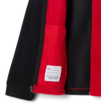 Columbia Youth Steens Mountain II Fleece Jacket - color: Mountain Red/Black, size: 3-6 Months