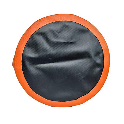 yeezo Hoof Soaking Boot Horse Soaker Hooves Treatment Bag with EVA Pad 1 Pair - color: Orange