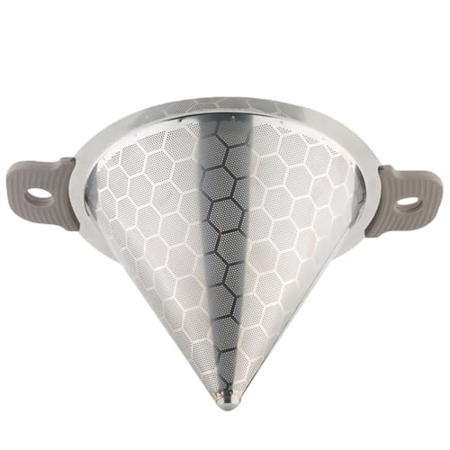 MAGICLULU Stainless Steel Tea Filter Net Single-Layer Fine Tea Strainer for Water and Milk Buckets Funnel Filter for Brewing and Party Use