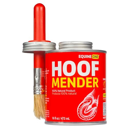 Equine One Natural Hoof Dressing - 100% All-Natural Hoof Care Product - Abscesses || Thrush || White Line || Quarter Crack (16 fl.oz) - size: 16 fl.oz
