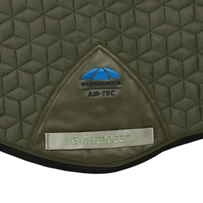 WeatherBeeta Suede Elite Air-Tec All Purpose Saddle Pad - color: Olive