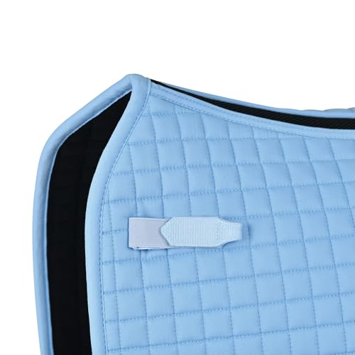 WeatherBeeta Prime Air-Tec Dressage Saddle Pad - color: Sky Blue, size: Large