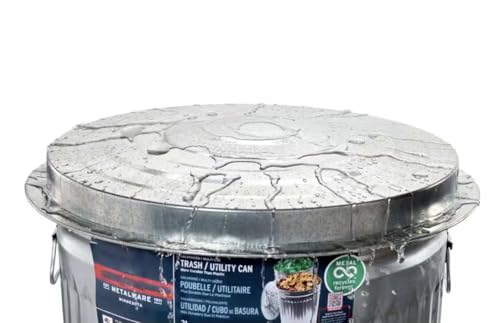 Replacement Infinity Lid for 10 Gallon Galvanized Steel Trash Can OI11702