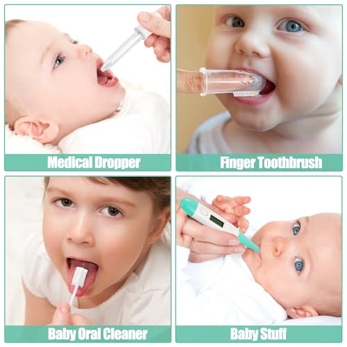 Baby Healthcare and Grooming Kit for Newborn Kids, 31PCS Upgraded Safety Baby Care Kit, Newborn Nursery Health Care Set, Baby Care Products (Green) - style: GREEN-31
