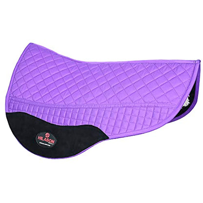 HILASON Western All Purpose Horse English Saddle Pad | All-Purpose - color: Purple