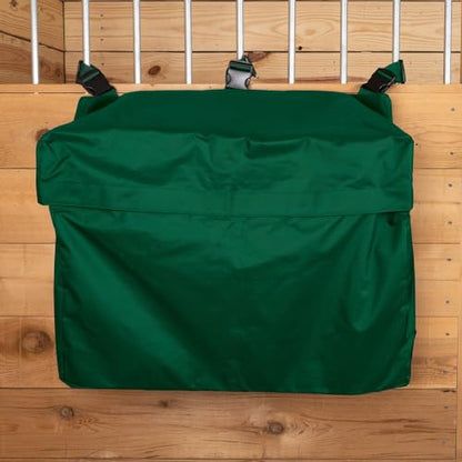 Schneiders Stall Front Large Horsewear Bag II | Durable 600D Polyester | Teflon Coated | Extra Large Capacity | Secure Fastening | Color Green - color: Green
