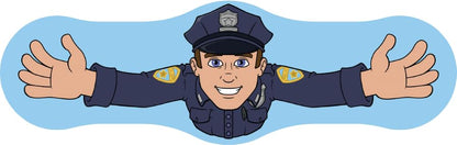 First Responders! Fun Adhesive Bandages from Hug-a-BooBoo. Hero Bandages that Hug! Kids Favorite 1st Responder Heros - Fireman, Policeman, Nurse and EMT Wearable Hugging Fun Stickers! 24 Ct - size: 24ct, style: First Responders