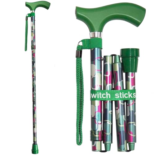 Switch Sticks Folding Walking Cane For Women & Men - color: Vienna