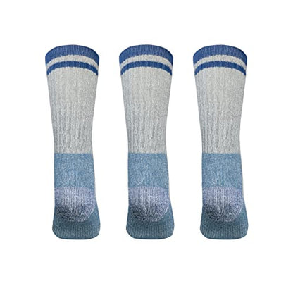 MERIWOOL Merino Wool Hiking Socks for Men and Women – 3 Pairs Midweight Cushioned – Warm n Breathable - color: Cloud, size: X-Large