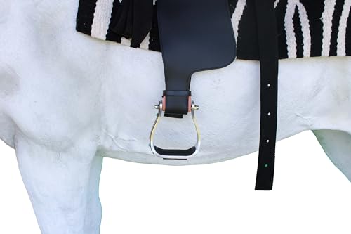 CHALLENGER Western Cactus Turquoise Stone Engraved Barrel Racing Aluminum Saddle Show Stirrups 51254