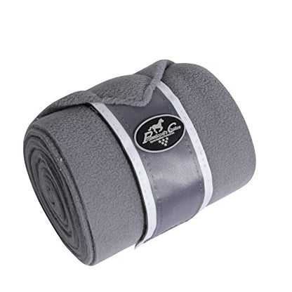 Professional's Choice Satin Polo Wraps (Charcoal) - color: Charcoal