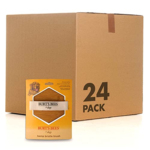 Burt's Bees for Pets Palm Brush with Hemp Bristles, Large Dogs, 24-Pack - size: 24 Count