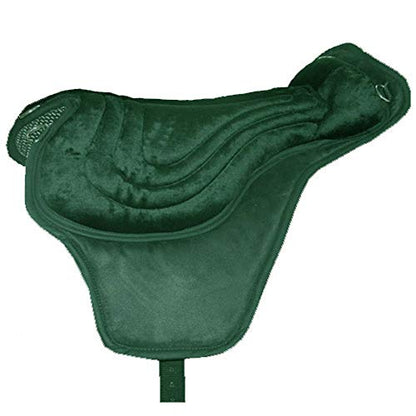 Intrepid International Comfort Plus Western Bareback Saddle, Anti-Slip Horse Saddle Pad, Bareback Pad w/Girth, Trail & Leisurely Riding, Horse Saddle Pads - color: Hunter Green