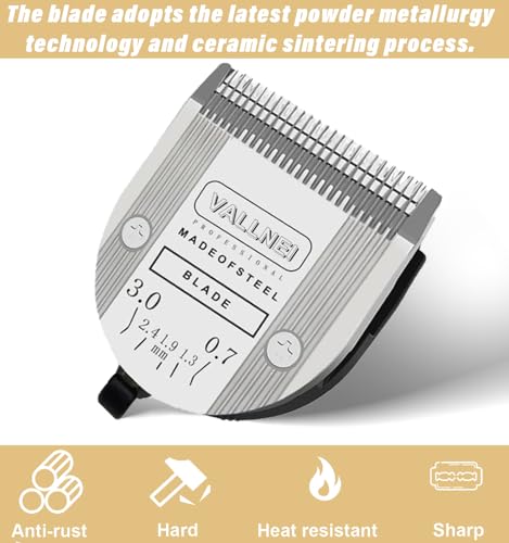 [2 Pack] 5-in-1 Replacement Clipper Blade, Detachable & Adjustable Dog Grooming Blade Compatible with Wahl Arco, Bravura, Chromado, Creativa, Figura, Motion & SuperGroom (Silver) - color: Silver, size: 2 Pack