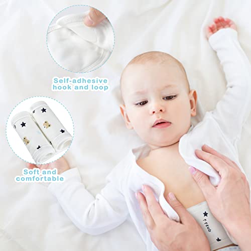 Seematn 8 Pcs Baby Belly Band, Umbilical Cord Cover for Newborn 0-12 Months
