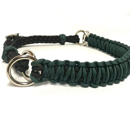 Side Pull Hackamore bitless Bridle Attachment Hunter Green Horse tack with Black or Brown Chinstrap
