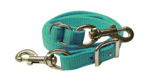 Showman Premium Nylon Easy Adjust Tie Down Strap (Teal) - color: Teal