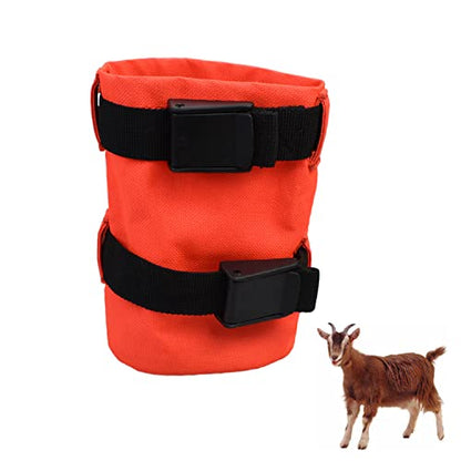 Waterproof Oxford Fabric Goat Booties for Sheep and Goat Hoof Cover, Anti-Dirt Leg Wraps with Adjustable Straps for Barn Use