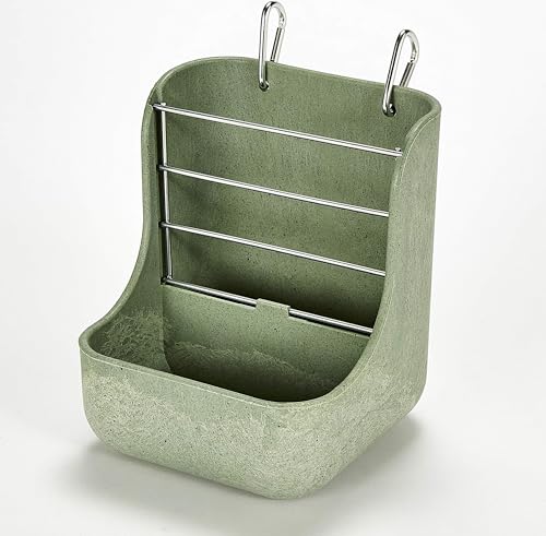 Kaytee Hay & Food Bin Feeder With Quick Locks For Pet Rabbits, Chinchillas, Guinea Pigs and Other Small Animals - size: 5.75 inches x 6 inches x 7 inches (Pack of 1)