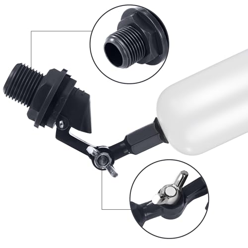 A.I.FORCE 1/2 Inch NPT Float Valve 6-Pack for Livestock Troughs