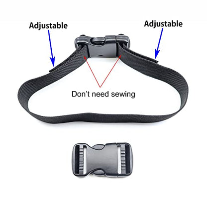 Quick Side Release Buckle, Heavy Duty Plastic Snap Buckle Clip Clasp Fasteners for Backpack Strap - style: 1-1/4 Inch - 2 Pieces