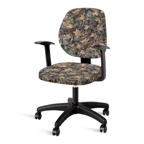 Camo Tree Chair Covers with Arms Flexible Elastic Chair Cover - color: Camo Tree