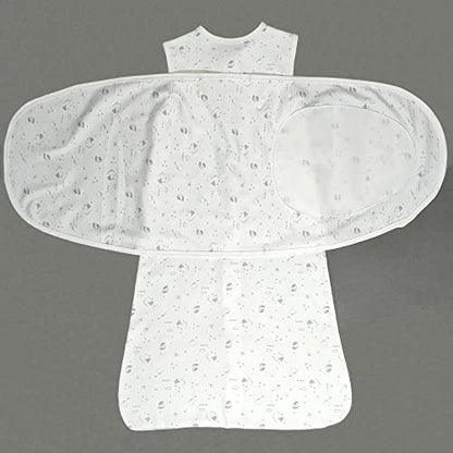 Swaddle Sack for Baby Sheep Pattern 3-Ways Adjustable Swaddling Sleeping Bag Cotton Wearable Blanket for Newborn Boys and Girls, 4 Season, 3-9 Months (Sheep) - color: Sheep