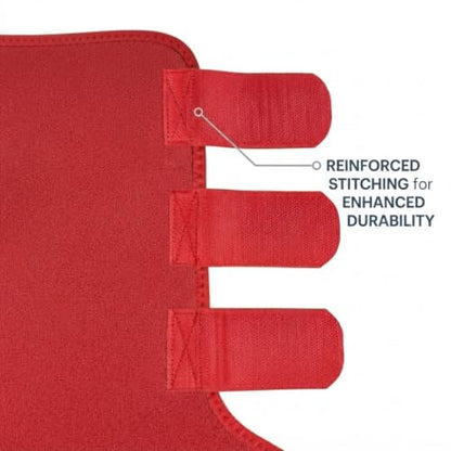 Horse Sport Boots 4 Pack Front Hind Neoprene Splint Leg Wraps - color: Red