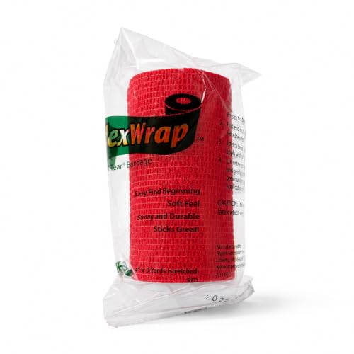 EVE TotalWrap System | Horse Wound Care Bandage Kit, 6-Piece Equine Wound Care System (Non-Adherent Pads, Cling Gauze, Cotton Combine, Vet Wrap & EAB Tape)
