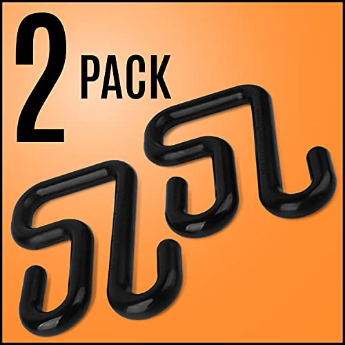 Impresa Lineman Bucket Hooks Set - 3 in, 2-Pack, Black - Secure Tool Access with Bucket Truck Hooks - Durable Construction for Lineman Tools