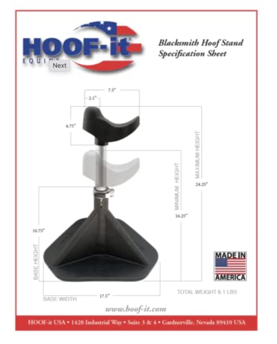 HOOF-IT Blacksmith Standard Hoof Stand Purple - color: Purple