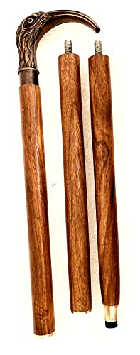 Walking Cane - Handmade,Wooden, Ergonomic, Stylish - Canes for Men, Cane for Women - Elderly Walking Sticks for Seniors, Unique, Wood - style: flamingo