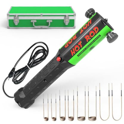 Magnetic Induction Heater Kit - 1200W 110V Hand Held Automotive Heat Tool For Rusty Screw Removing with 8 Coils and Box - color: Greenbox-green, size: 8 Coil