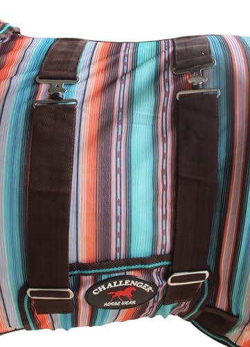 Challenger Miniature Weanling Donkey Pony Horse Foal Summer Fly Sheet Serape 51838 - color: Serape, size: 36 Inches