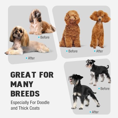 Professional Dog Clippers for Grooming Thick Coats Dog Grooming Kit