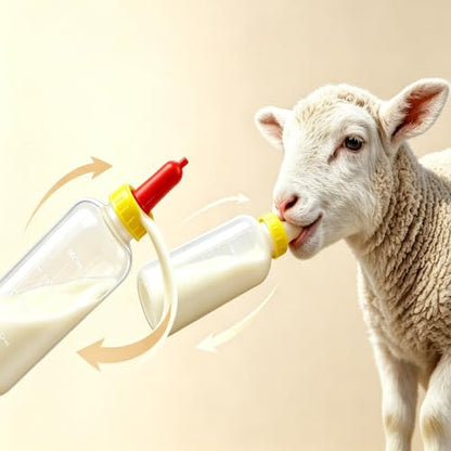 4 Pack 500ml Livestock Feeding Bottles
