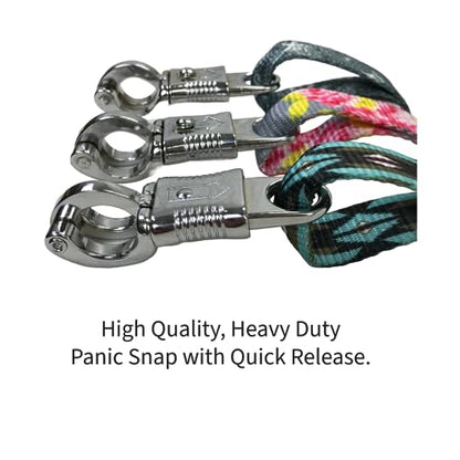 Premium Overlay Adjustable Trailer Ties (Blue Aztec)