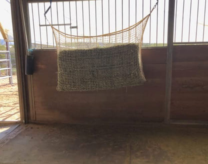 Hay Net Slow Feed Bag for Horse Feeder Full Day Feeding Grazing Extra Large (63"x40")