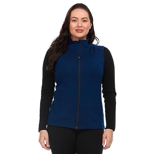 100% Merino Wool Vest - Women's Expedition Heavyweight Vest - color: Navy Blue, size: Medium