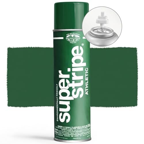 Fox Valley Athletic Field Striping Paint 18 oz Pack of 6, Green - color: Athletic Green