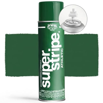 Fox Valley Athletic Field Striping Paint 18 oz Pack of 6, Green - color: Athletic Green