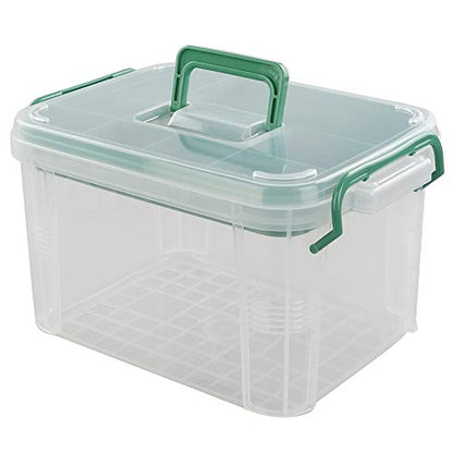 First Aid Kit Container, Clear Organizer Box, Medicine Organizer
