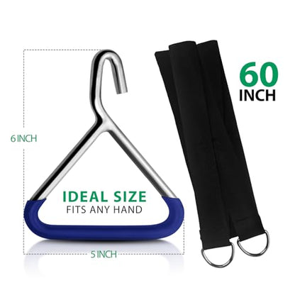 SURGICAL ONLINE 4-Piece OB Calf Pulling Strap Set – Veterinary Cattle Delivery Equipment – Livestock Assistance Aid for Difficult Births