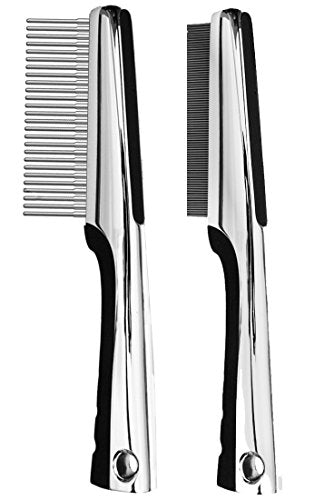Resco Premium Rotating Pin and Flea Comb Set - color: Kit