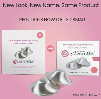Silverette Nursing Cups, Postpartum Essentials, The Real Silverette, Small - size: Small