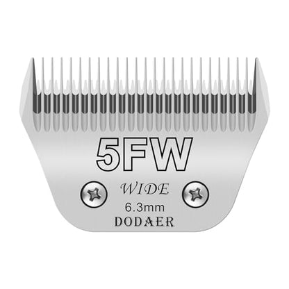 5FW Dog Grooming Blade,Compatible with Most Andis,Oster A5,Wahl km10 Clippers | Cutting length 1/4" 6.3mm - size: 5fw-6.3mm
